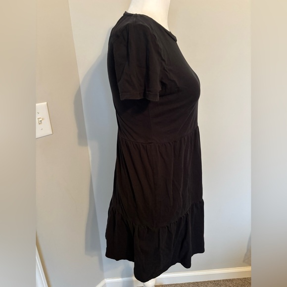 J. CREW Tiered Mini Dress in Black - Picture 7 of 10